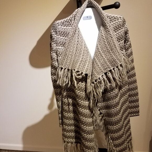 Cardigan sweater fringed - Picture 1 of 3
